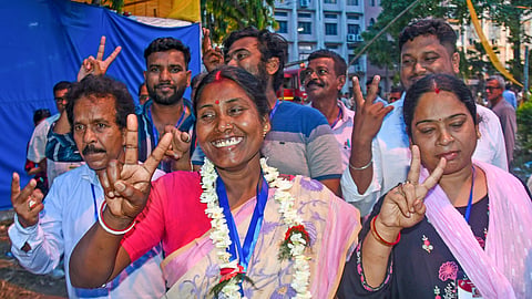 The woman who still earns Rs 2,500 a month as a domestic help has taken oath as a minister in Bengal. When BJP fielded her from Ausgram in 2021, she lived in a thatched dwelling.