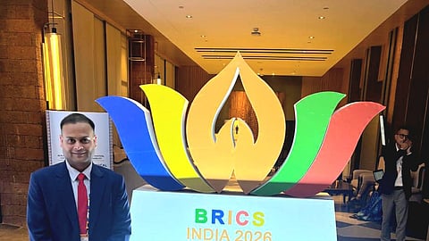 Representing Uttarakhand, SDRF Commandant Arpan Yaduvanshi and ULMMC Director Shantanu Sarkar showcased the state's efforts in disaster preparedness, risk reduction, innovation and emergency response.