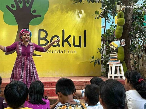 Around 15 children aged between 10 and 16 years from different schools across Bhubaneswar took part in the festival, showcasing their storytelling talent on the occasion.