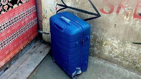A man’s torso was found inside the suitcase on the railway platform at Perambur.