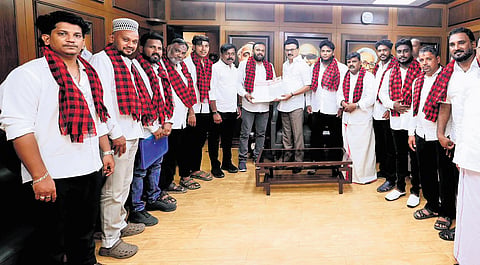Workers of several parties including IUML, Congress and AIADMK joined DMK in presence of party president MK Stalin on Monday