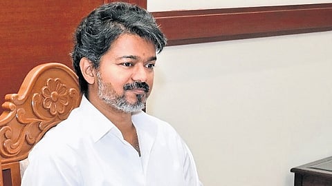 CM Vijay chairs a review meeting on the proposed Chief Minister’s Integrated Urban Transformation Mission with MAWS officials in Chennai on Monday