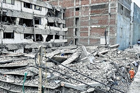 Sources said that after the five-storey building near Saket Metro Station collapsed on May 30, the two builders initially escaped to Dehradun before moving to Manali.