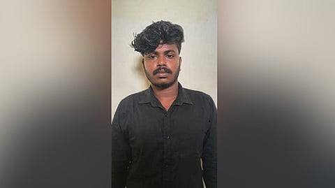 A 21-year-old youth Muthukrishnan hacked his 23-year-old sister to death, allegedly for her talking over phone, on Monday night.