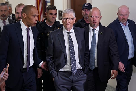 Bill Gates, co-founder of Microsoft, arrives on Capitol Hill for a closed-door interview with the House Oversight Committee investigating convicted sex offender Jeffrey Epstein, in Washington, Wednesday, June 10, 2026.