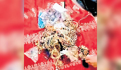 Police recovered gold, diamonds and other valuables allegedly stolen from the residence of a prominent businessman in Hyderabad.