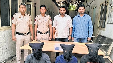 Three men have been arrested for the crime for allegedly duping a government employee serving withDRDO of more than Rs 15 lakh in an online investment scam.