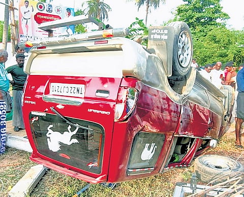 The car involved in the accident