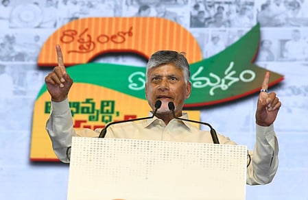 Andhra Pradesh Chief Minister N Chandrababu Naidu