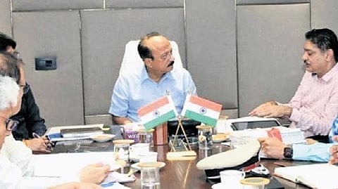 Education Minister Ashish Sood chaired a meeting on Thursday.