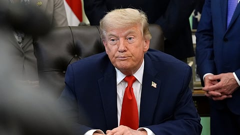 US president Donald Trump