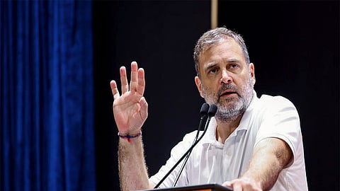 Congress leader Rahul Gandhi.