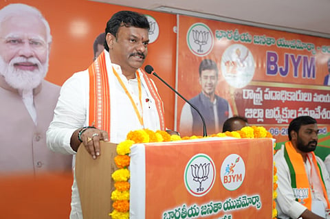 BJP AP president PVN Madhav