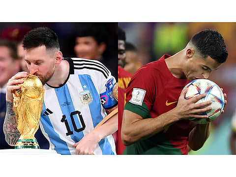 Lionel Messi and Cristiano Ronaldo are appearing for their sixth World Cup campaign