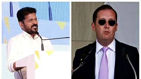Chief Minister A Revanth Reddy, United States Ambassador to India Sergio Gor