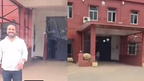 Luxury car enters Choudwar jail to receive released gangster, viral video sparks concern