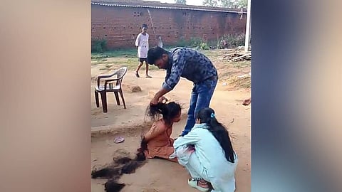 Victim's husband launched obscene verbal abuse and even threatened to kill her.