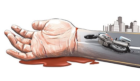Nine lives were lost in five separate road accidents across Telangana on Thursday.