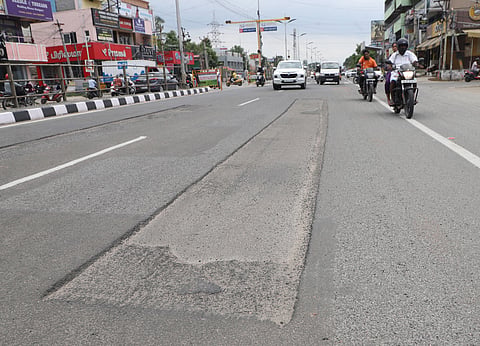 Motorists have raised concerns over the improper milling works on the Mettupalayam Road in the city. The National Highways