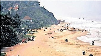 Varkala cliff