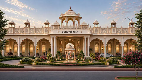 Exclusive image of the proposed Khatu Shyam Sundrapura railway station design