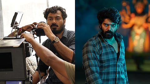 Ananthan Kaadu director Jiyen Krishnakumar, Arya (L-R)