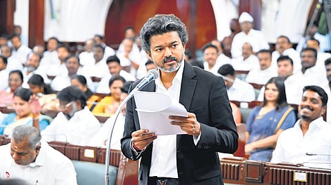 Vijay said his public service journey had begun in the 1990s through the fan club, which later evolved into a welfare organisation, Vijay Makkal Iyakkam.