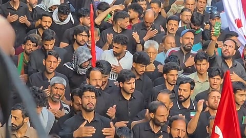 8th Muharram procession in Srinagar.