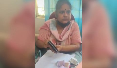 Dr. B Venkatalakshmi was arrested for collecting bribe for providing medical certificates to school students in Katpadi.