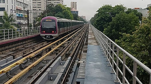 Image of Bengaluru metro used for representative purpose.
