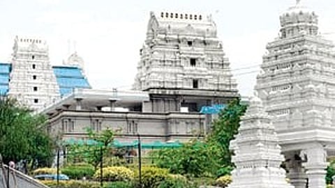 ISKCON Temple in Bangalore.