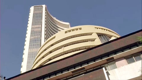 A view of the Bombay Stock Exchange (BSE) in Mumbai.