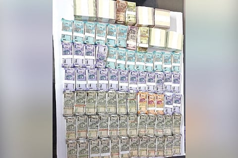 Cash seized from Biswal’s possession