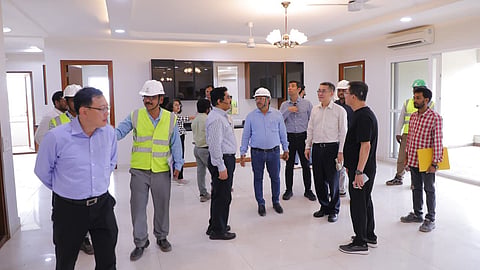 A delegation from Singapore undertook a twoâ?``day visit to the Peopleâ?Ts Capital, Amaravati, to review ongoing development projects and explore investment opportunities.