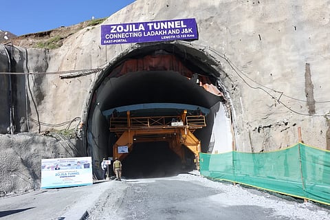 The Zoji La Tunnel is the world's longest single-tube bi-directional road tunnel at high altitude