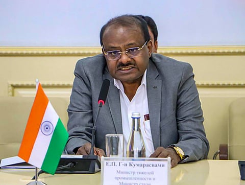 Union Heavy Industries and Steel Minister H.D. Kumaraswamy asked the automotive industry to focus more on design and domestic value addition (DVA) to drive India’s electric vehicle (EV) transition.