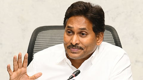YSRCP chief and former Chief Minister Y.S. Jagan Mohan Reddy.