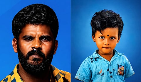 The deceased, C Kalimuthu, and his son, K Jayaraj.