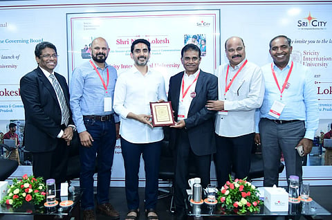 Minister for HRD & IT Nara Lokesh inaugurated Sri City International University in Tirupati district on Thursday