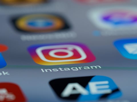 Instagram app displayed on a screen.