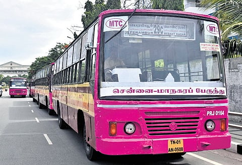 Currently, only 7,300 ordinary buses in TN offer free travel for women
