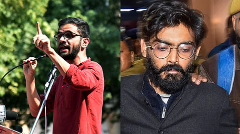 Activist Umar Khalid and Sharjeel Imam.