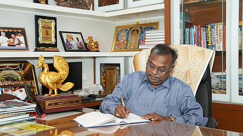 Chinni Narayana Rao's creative journey spans poetry, long-form verse, essays, editing and film criticism.