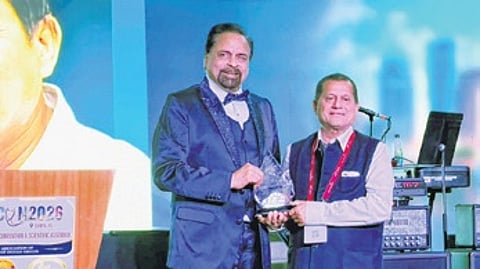 Noted educationist and founder of KIIT, KIMS and KISS, Achyuta Samanta has been conferred the prestigious AAPI award