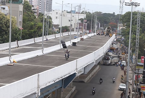 The National Highways wing of the State Highways Department officials had earlier revealed about inaugurating the Saibaba Colony flyover on Mettupalayam Road in the city on July 7, Tuesday.