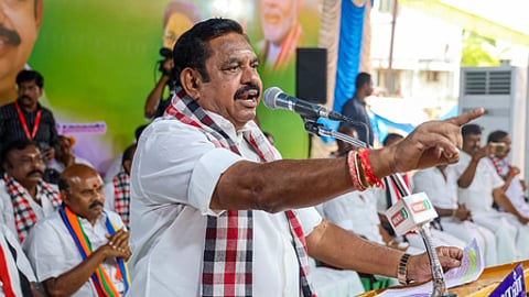 AIADMK general secretary Edappadi K Palaniswami