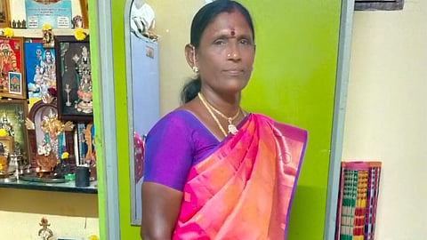 The deceased was identified as K Kalavathi, who lived with her husband, Kannan.