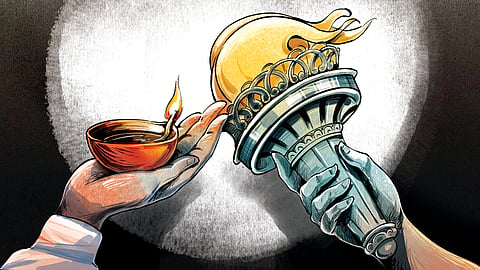 The conversation between India and the US has never been about imitation; It has been about mutual enlargement