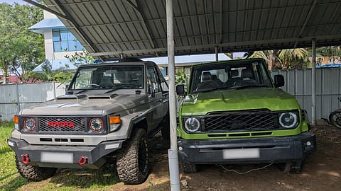 The two vehicles were seized on Tuesday during a Customs operation based on specific intelligence.