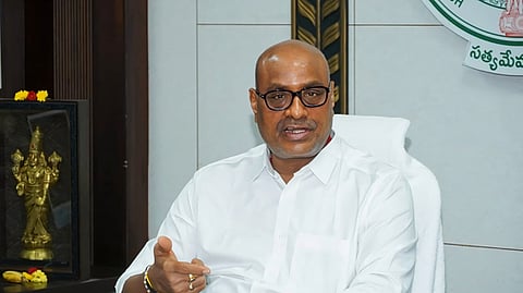 Agriculture minister Kinjarapu Atchannaidu.